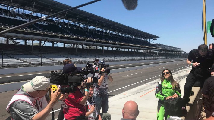 Helio Castroneves Danica Patrick looking to add to historic resumes at IMS Pit
