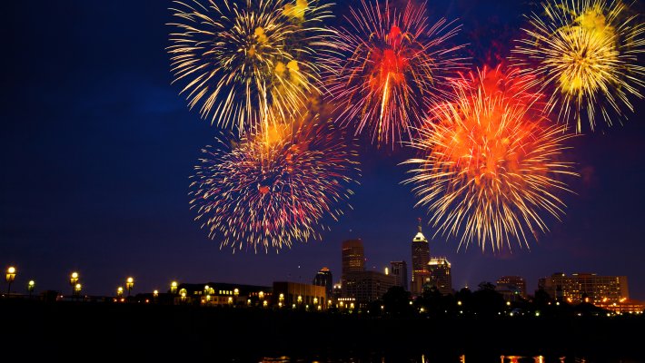 Firework Celebrations around Indy6