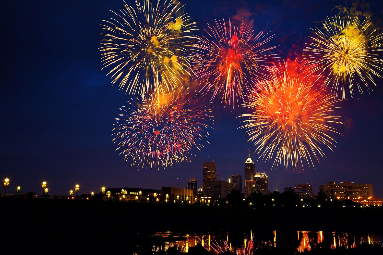 Firework Celebrations around Indy6