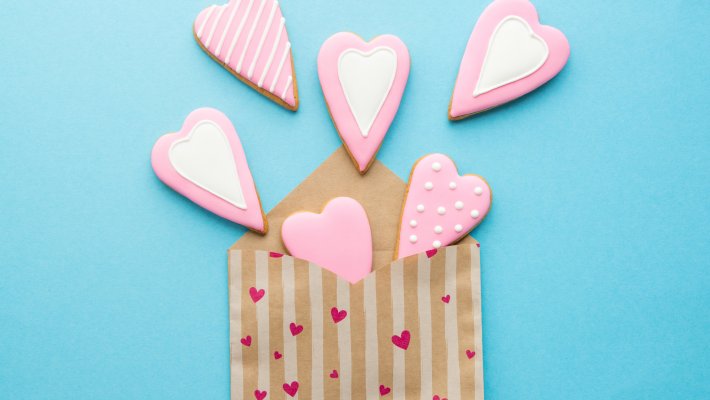Budget Friendly Valentines Heart Shaped Cookies